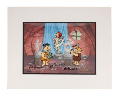 104. Framed Art Class, Hand-Painted Limited Edition No. 120/250 Signed by Bill Hanna, Joe Barbera and Ed Benedict ### FLINTSTONES, THE (TV SERIES, 1960-1966)