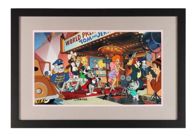 106. The Premier Hand-Painted Limited Edition No. 111/400 on Studio Printed Lithographic Background Signed by Bill Hannah and Joe Barbera ### HANNA-BARBERA