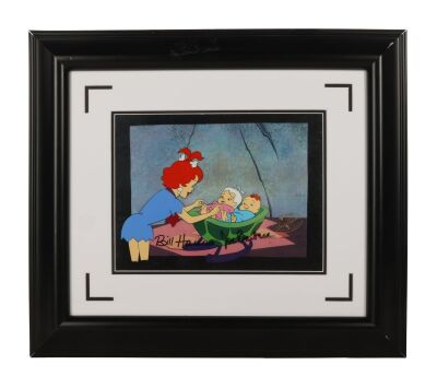 108. Framed Art Class Hand-Painted Limited Edition No. 120/250 Signed by Bill Hanna, Joe Barbera and Ed Benedict ### HOLLYROCK-A-BYE BABY (1993)