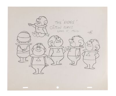 112. Mr Spacely Original Hand-Drawn Model Sheet ### JETSONS, THE (TV SERIES, 1962-1963)