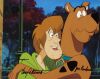 117. Scooby-Doo Jumps Into Shaggy Rogers' Arms Original Production Cels on Fine Art Gicl&eacute;e Background Signed by Bob Singer, Iwao Takamoto and Joe Barbera ### SCOOBY-DOO (TV SERIES, 1969-PRESENT)