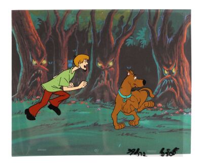 120. Scooby-Doo and Shaggy Rogers Original Production Cels on Printed Presentation Background ### SCOOBY-DOO (TV SERIES, 1969-PRESENT)