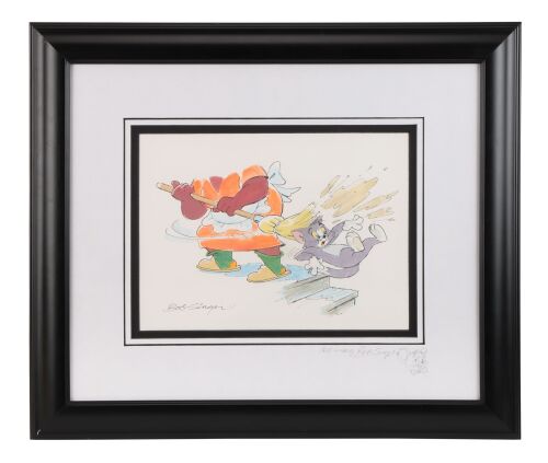 128. Framed Tom and Mama Two Shoes Original Artwork Signed by Bob Singer ### TOM AND JERRY (TV SERIES, 1940-1968)