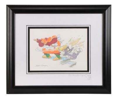 128. Framed Tom and Mama Two Shoes Original Artwork Signed by Bob Singer ### TOM AND JERRY (TV SERIES, 1940-1968)