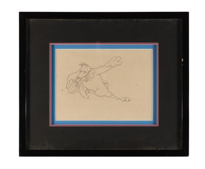 129. Jerry Mouse and Hawk Original Production Drawing ### TOM AND JERRY (TV SERIES, 1940-1968)