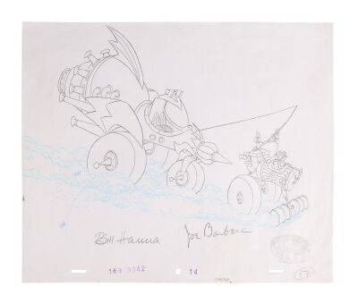 142. Top Cat and Choo Choo in the Trash Cat Original Production Drawing ### FENDER BENDER 500 (TV SERIES, 1990)