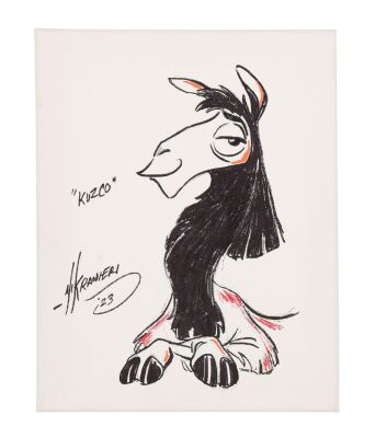 163. Kuzco Pen and Ink on Canvas Signed by Nik Ranieri ### EMPEROR'S NEW GROOVE, THE (2000)
