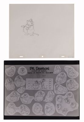 171. Dr. Dawson Original Production Drawing and Photostat Model Sheet ### GREAT MOUSE DETECTIVE, THE (1986)