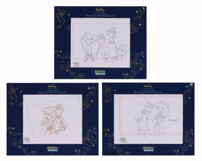 175. Kim Possible Set of three Original Camera Layout Drawings ### KIM POSSIBLE (TV SERIES, 2002-2007)