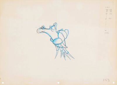 184. Sebastian "Pucker Up Your Lips Like This" Original Production Drawing Framed ### LITTLE MERMAID, THE (1989)