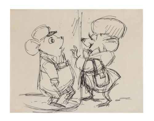 204. Bernard and Miss Bianca First Meet Original Storyboard Drawing ### RESCUERS, THE (1977)