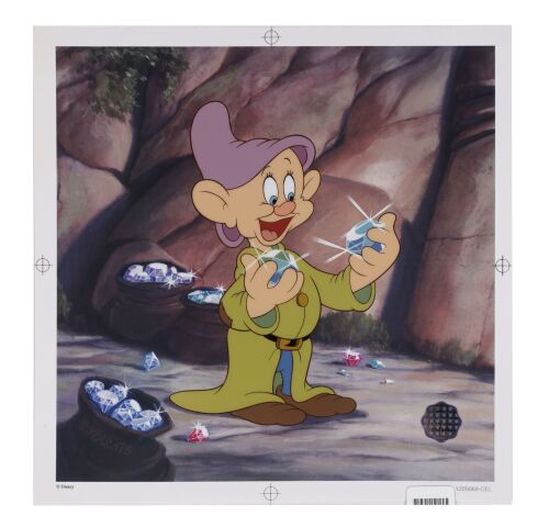 222. Dopey "Dazzling" Limited Edition Sericel on Studio Printed Lithographic Background ### SNOW WHITE AND THE SEVEN DWARFS (1937)