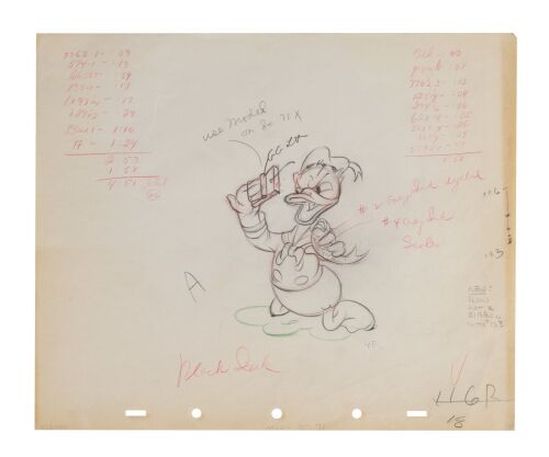 228. Donald Duck Original Production Model Drawing ### DONALD'S PENGUIN (SHORT, 1939)