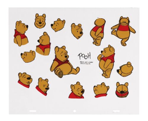 243. Winnie the Pooh Hand-Painted Model sheet ### WALT DISNEY ANIMATION STUDIOS