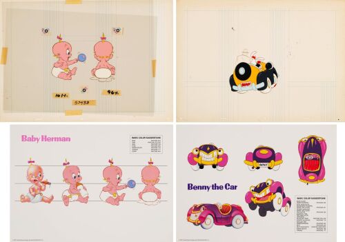 247. Baby Herman and Benny the Car Hand-Painted Technical Model sheets and Printed Height Colour Charts ### WHO FRAMED ROGER RABBIT (1988)