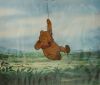 250. Winnie the Pooh Little Black Rain Cloud Original Production Cel on Disneyland Art Corner Printed Background ### WINNIE THE POOH AND THE HONEY TREE (1966)