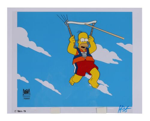 278. Homer Parasailing from "When You Dish Upon A Star" on Studio Printed Lithographic Background ### SIMPSONS, THE (TV SERIES, 1989-PRESENT)