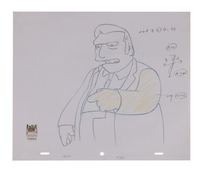 286. Fat Tony Original Production Drawing from "The Twisted World of Marge Simpson" ### SIMPSONS, THE (TV SERIES, 1989-PRESENT)