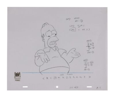 288. Homer Simpson Original Production Drawing ### SIMPSONS, THE (TV SERIES, 1989-PRESENT)