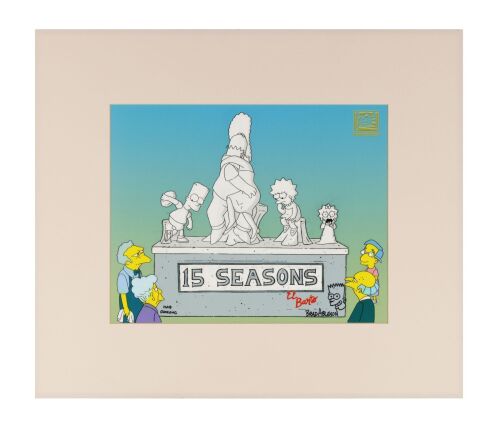 296. 15 Seasons Celebration Crew Only Limited Edition Signed and Remarqued by Brad Ableson Matted ### SIMPSONS, THE (TV SERIES, 1989-PRESENT)