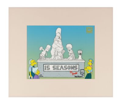 296. 15 Seasons Celebration Crew Only Limited Edition Signed and Remarqued by Brad Ableson Matted ### SIMPSONS, THE (TV SERIES, 1989-PRESENT)