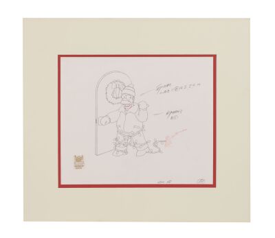 298. Homer Wrapped in Christmas Lights Original Production Drawing From "Miracle on Evergreen Terrace" ### SIMPSONS, THE (TV SERIES, 1989-PRESENT)