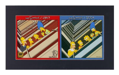300. Red Album / Blue Album Limited Edition Sericel Signed and Remarqued by Brad Ableson Matted ### SIMPSONS, THE (TV SERIES, 1989-PRESENT)