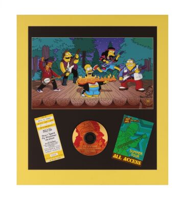 301. Framed Rock 'n' Roll Fantasy Camp Limited Edition Gicl&eacute;e No. 17/500 Signed and Remarqued by Brad Ableson ### SIMPSONS, THE (TV SERIES, 1989-PRESENT)