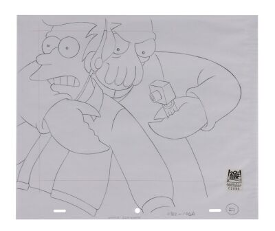 304. Fry and Zoidberg Original Production Drawing from "Murder on the Planet Express" ### FUTURAMA (TV SERIES, 1999-2023)