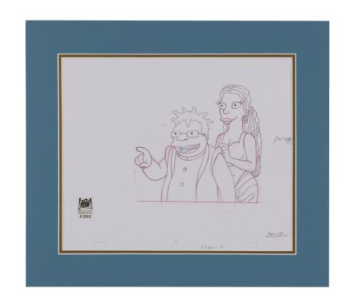 305. Hermes Conrad and LaBarbara Original production drawing from "How Hermes Requisitioned His Groove Back" (20th Century Fox Animation, 2000) ### FUTURAMA (TV SERIES, 1999-2023)