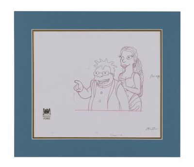 305. Hermes Conrad and LaBarbara Original production drawing from "How Hermes Requisitioned His Groove Back" (20th Century Fox Animation, 2000) ### FUTURAMA (TV SERIES, 1999-2023)
