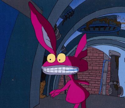 306. Ickis Original Production Cel ### AAAHH!!! REAL MONSTERS (TV SERIES, 1994-1997)