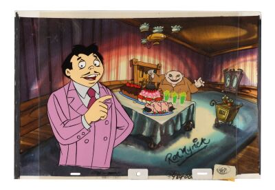308. Gomez and Uncle Fester Original Production Cels on Hand-Painted Key Master Production Background Signed by Ron Myrick ### ADDAMS FAMILY, THE (TV SERIES, 1992-1993)