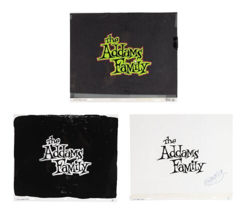 312. Title Card Multi-Layered Production Cel Setup Signed by Ron Myrick ### ADDAMS FAMILY, THE (TV SERIES, 1992-1993)