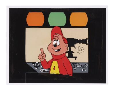 318. Alvin in the Studio Original Production Cels on Hand-Painted Key Master Production Background ### ALVIN SHOW, THE (TV SERIES 1961-1962)