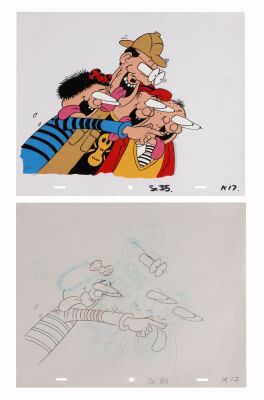 332. Teach and School Kids Original Production Cel and Matching Drawing ### BEANO VIDEO, THE (1993)