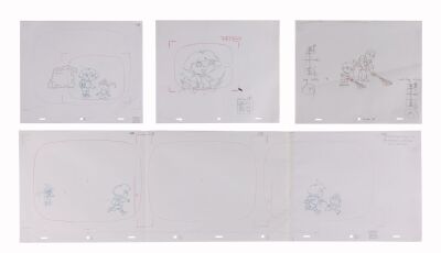 352. Set of Four Original Camera Layout Drawings Featuring Dora, Boots, Swiper, and Diego ### DORA THE EXPLORER (TV SERIES, 2000-2019)