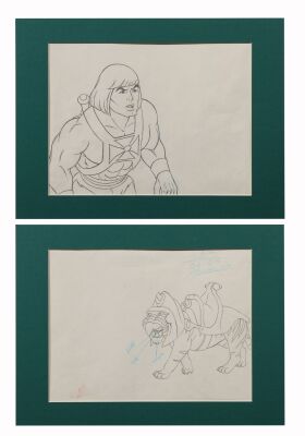 359. Set of Two Original Production Drawings Featuring He-Man and Battle Cat ### HE-MAN AND THE MASTERS OF THE UNIVERSE (TV SERIES, 1983-1985)