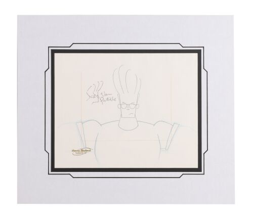363. Johnny Bravo Original Production Drawing Signed by Van Partible ### JOHNNY BRAVO (TV SERIES, 1997-2004)