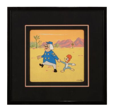 385. Woody Woodpecker and the Sergeant Original Production Cel on Hand-Painted Master Production Background ### RELUCTANT RECRUIT, THE (SHORT 1971)