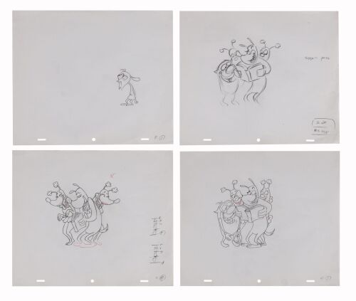 388. Ren and Stimpy Set of 4 Original Production Drawings ### REN AND STIMPY (TV SERIES, 1991-1996)