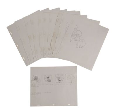 398. Tommy Pickles Storyboard drawing and Original Production Drawing Sequence from "Tommy's First Birthday" ### RUGRATS (TV SERIES, 1991-2004)