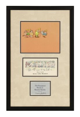 400. Maurice Sendak's Seven Little Monsters Original Production Cel Matted and Framed ### SEVEN LITTLE MONSTERS (TV SERIES, 2000-2003)