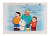 447. Doraemon, Nobita, Gian and Shizuka Original Production Cel on Hand-Painted Key Master Background ### DORAEMON (TV SERIES 1979-PRESENT)