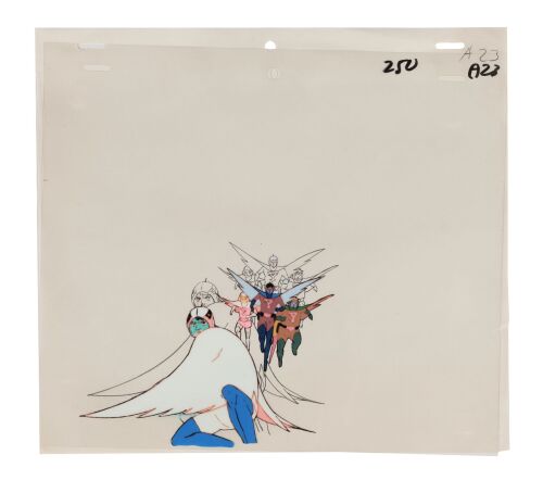 456. Ken, Joe, Joe, and Ryu Original Production Cel ### GATCHAMAN (TV SERIES, 1972-1980)