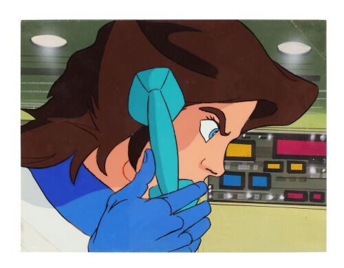 462. Ken Washio Original Production Cel on Printed Presentation Background ### GATCHAMAN (TV SERIES, 1972-1980)