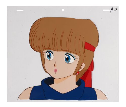 469. Hikaru Hiyama Original Production Cel ### KIMAGURE ORANGE ROAD (TV SERIES, 1985-1988)