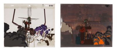 486. Red Neck Original Production Cels on Printed Presentation Background ### ROBOT CARNIVAL (1987)