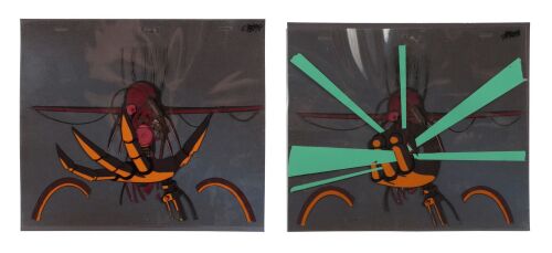 487. Red Neck Original Production Cels on Printed Presentation Backgrounds ### ROBOT CARNIVAL (1987)