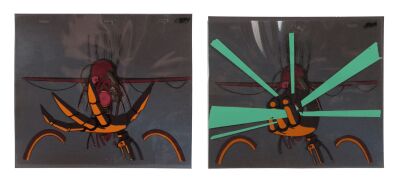 487. Red Neck Original Production Cels on Printed Presentation Backgrounds ### ROBOT CARNIVAL (1987)